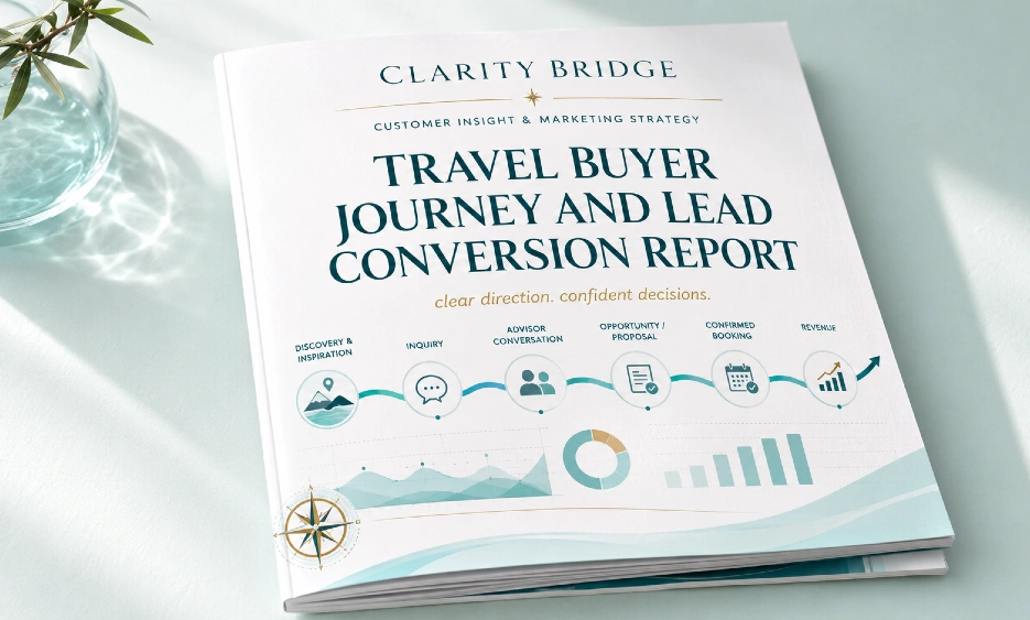Clarity Bridge Travel Buyer Journey and Lead Conversion Report